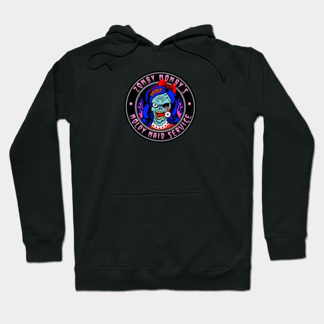 ZOMBY MOMBY - MOLDY MAID SERVICE Hoodie by GardenOfNightmares